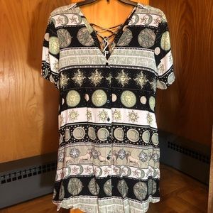 DOLLZKILL NEW Celestial T shirt dress